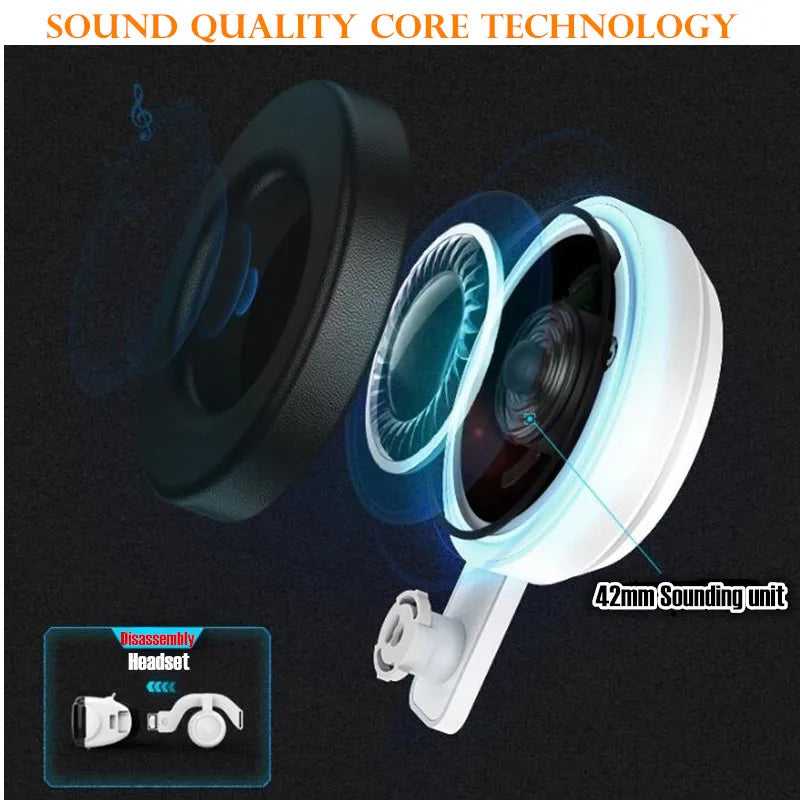 VR Headset for Smartphones: G06E Immersive 3D IMAX Smart Glasses Tidesmit