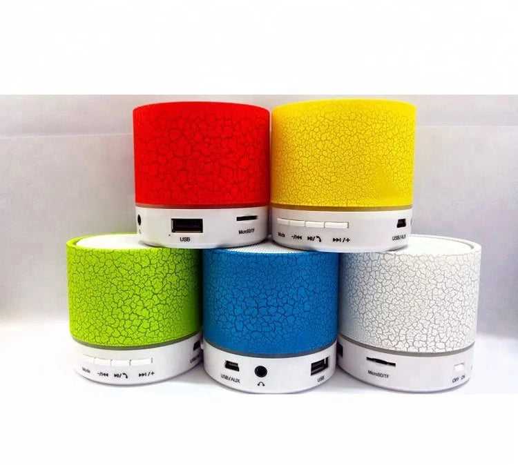 Portable RGB LED Lamp Wireless Speaker with RGB Night Light Mini Bluetooth Subwoofer for Quran Reading My Store