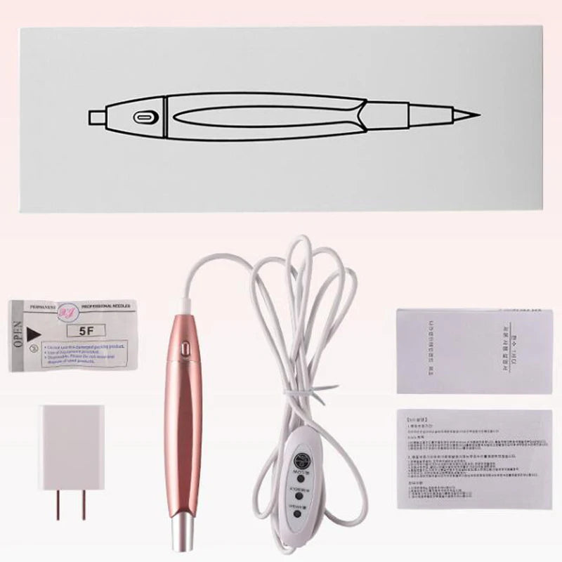 Professional PMU Machine - Black Permanent Makeup Pen for Microblading Permanent Makeup Machines Tidesmit
