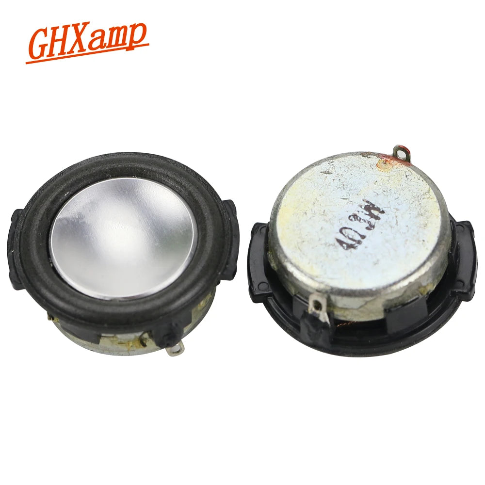 GHXAMP 1.25 INCH 1 inch 4Ohm 3W Mini Speaker 31mm Foam Side Full Range Sound Midrange bass MP3 Speaker Round 1 Pairs