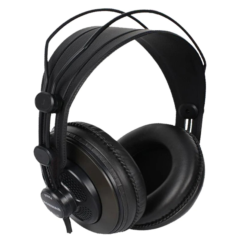 Samson SR850 Studio Headphones - Semi-Open Back with Velvet Earpads Tidesmit