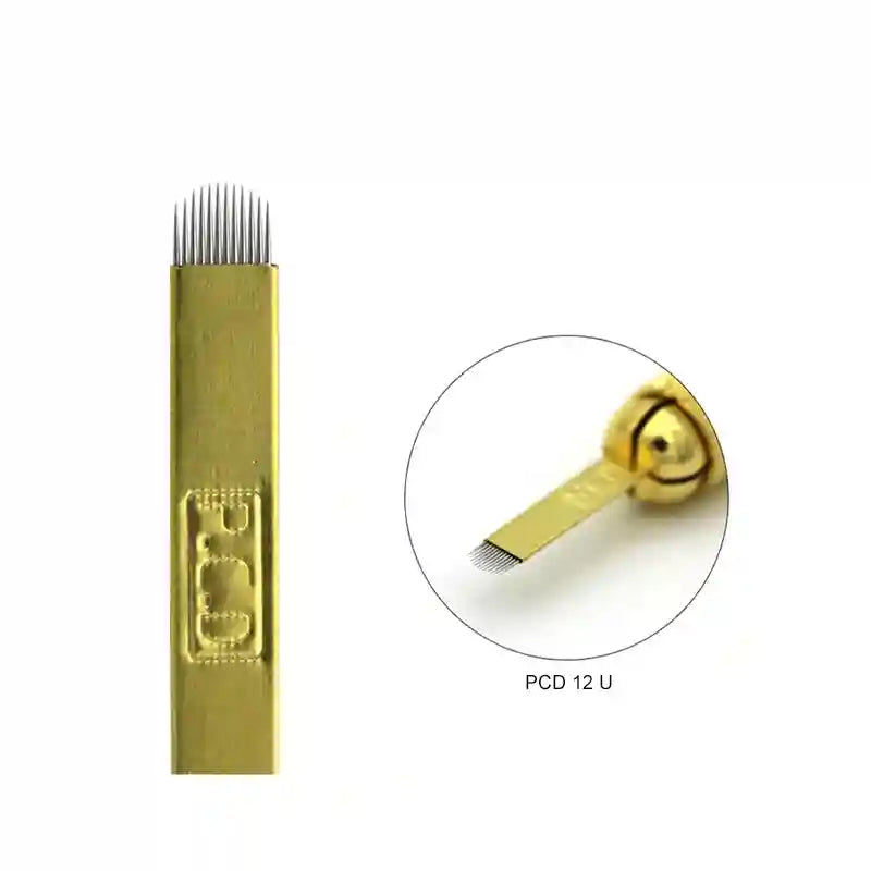 Microblading Needles for Manual Eyebrow Tattooing | PCD Blades Permanent Makeup Machines Tidesmit