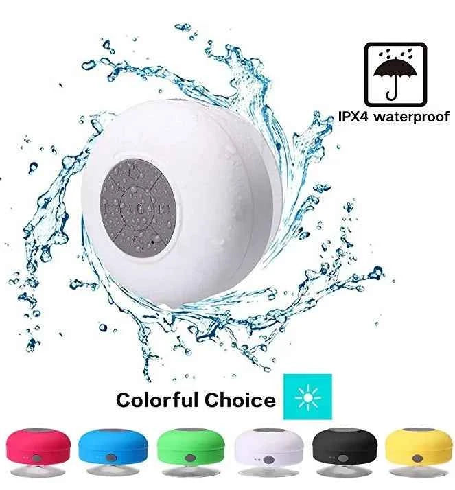 Factory Price Promotional BTS06 Suction Cup Waterproof IPX7 Mini Wireless Shower Blue Toothes Portable Speaker White My Store