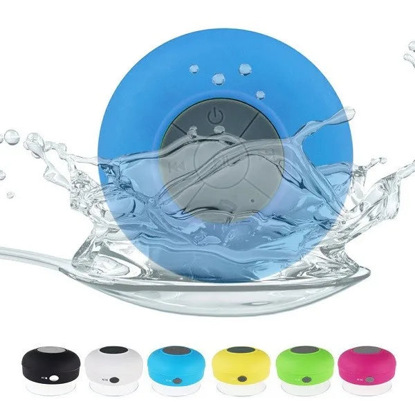 Bluetooth Speaker -Factory Price Promotional BTS06 Suction Cup Waterproof IPX7 Mini Wireless Shower Blue Toothes Portable Speaker