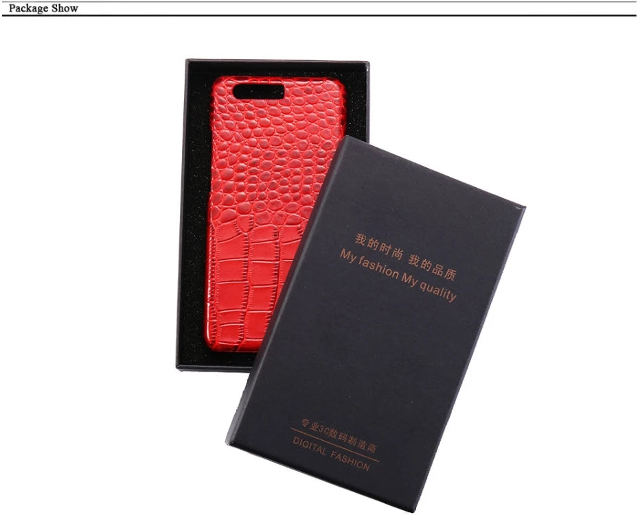 Crocodile Leather iPhone 17 Pro Case – Slim Shock-Absorbing Cover Tidesmit