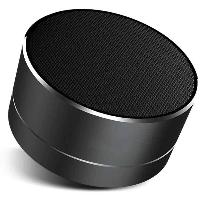 Hot Sale High Quality Audio RGB Portable A10 LED Round Mini Wireless Bluetooth Speaker Black My Store