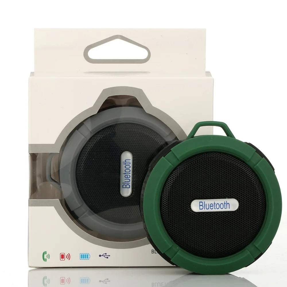 Bluetooth Speaker -New C6 Active Wireless Speaker Mobile Phone Waterproof with Microphone MP3 Music BT Shower Speaker Support Tf Card