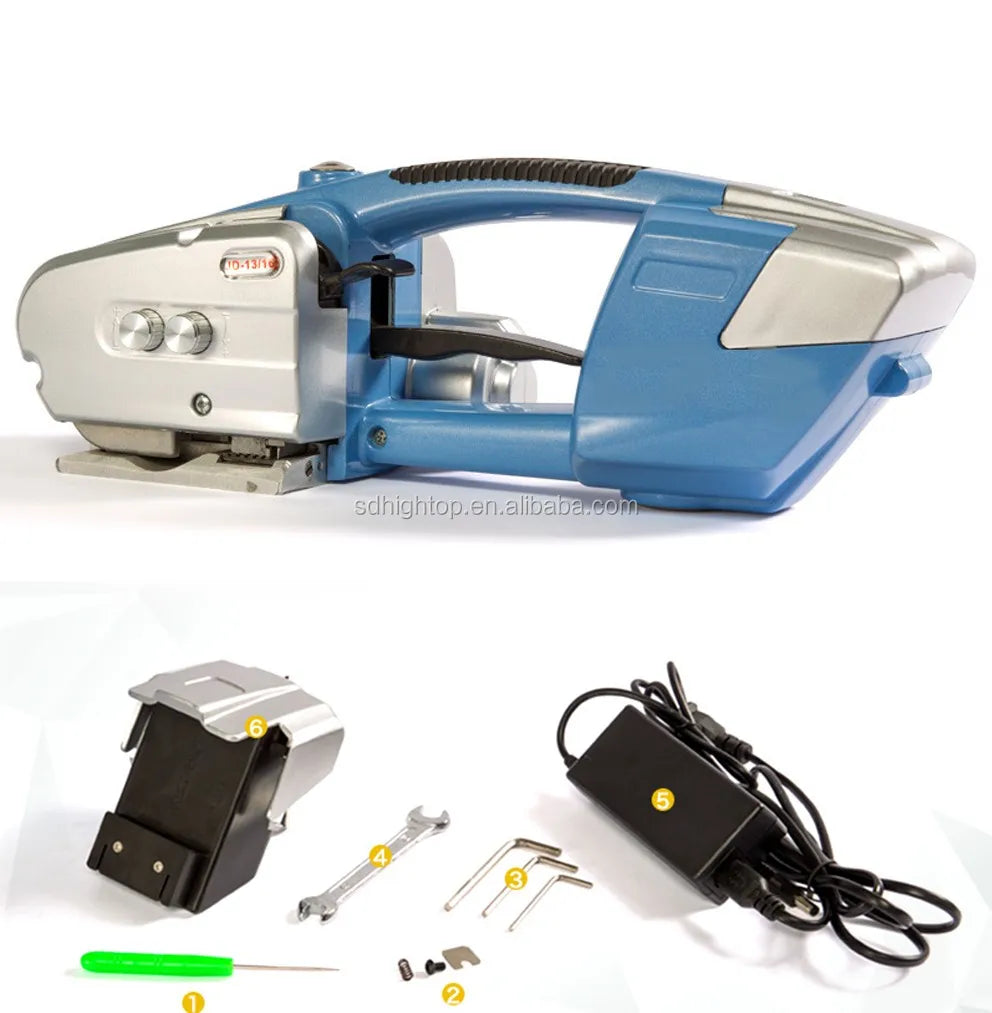 Electric Battery Powered Light Weight Pallet Portable Handheld Manual PET Plastic Strapping Band Machine Tools
