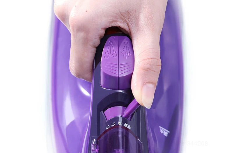 Tidesmit Lofans YD-012V cordless steam iron showing water tank and fast warm-up features for garment care.