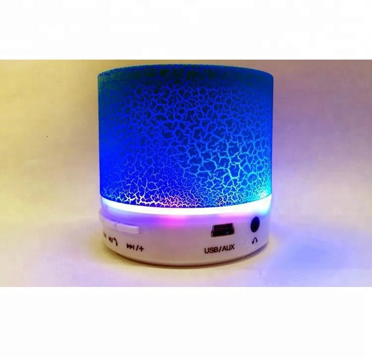 Portable RGB LED Lamp Wireless Speaker with RGB Night Light Mini Bluetooth Subwoofer for Quran Reading My Store
