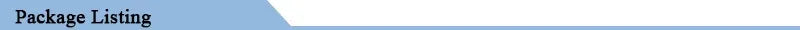 Package listing header graphic