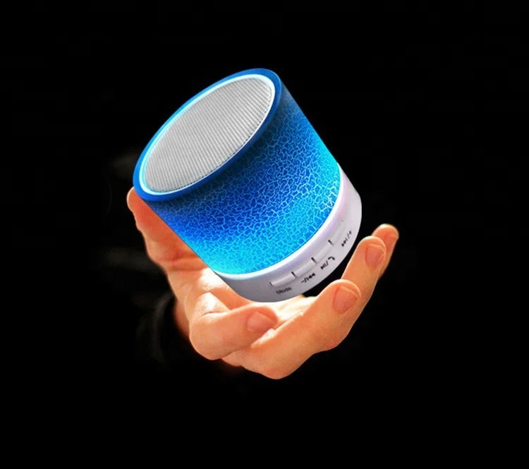 Portable RGB LED Lamp Wireless Speaker with RGB Night Light Mini Bluetooth Subwoofer for Quran Reading My Store