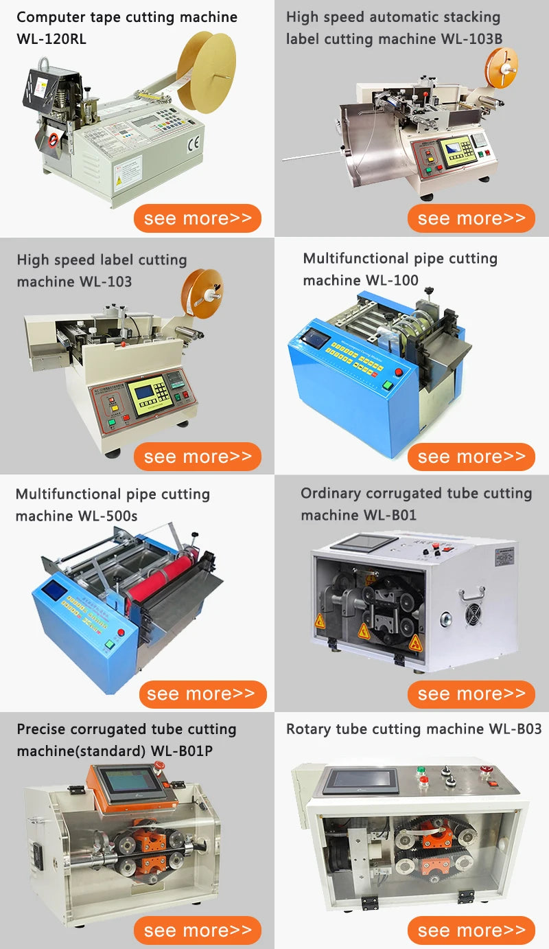 Hot Knife Ribbon Cutter Automatic Webbing and Textile Cutting Machine with Hot Knife Blade Cutter WL-102A