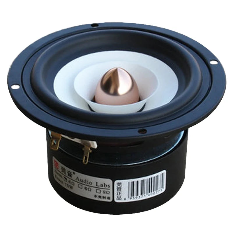 2pcs/lot Sounderlink Audio Labs Top End 4 inch Full Range Monitor Speaker Tweeter Woofer Aluminum Bullet Hea 2 Layer Kapton Cone