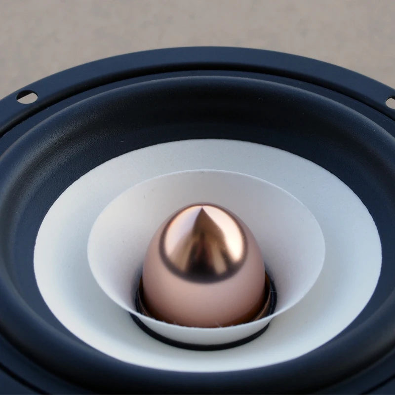 2pcs/lot Sounderlink Audio Labs Top End 4 inch Full Range Monitor Speaker Tweeter Woofer Aluminum Bullet Hea 2 Layer Kapton Cone