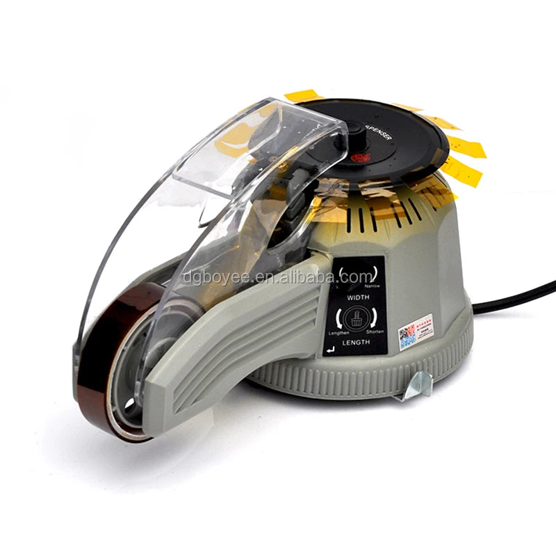 Automatic Tape Dispenser ZCUT-2 220V Electronic Carousel Gummed Tape Dispenser Motor Tape Cutting Cutter Packing Machine