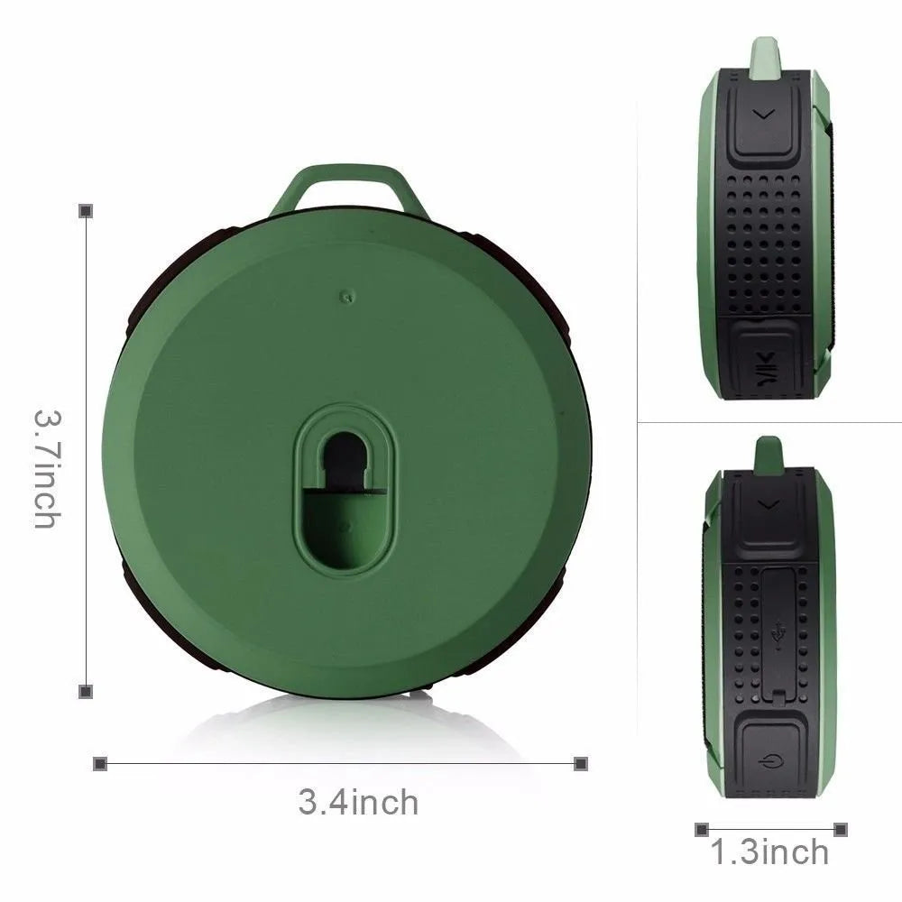 Bluetooth Speaker -New C6 Active Wireless Speaker Mobile Phone Waterproof with Microphone MP3 Music BT Shower Speaker Support Tf Card