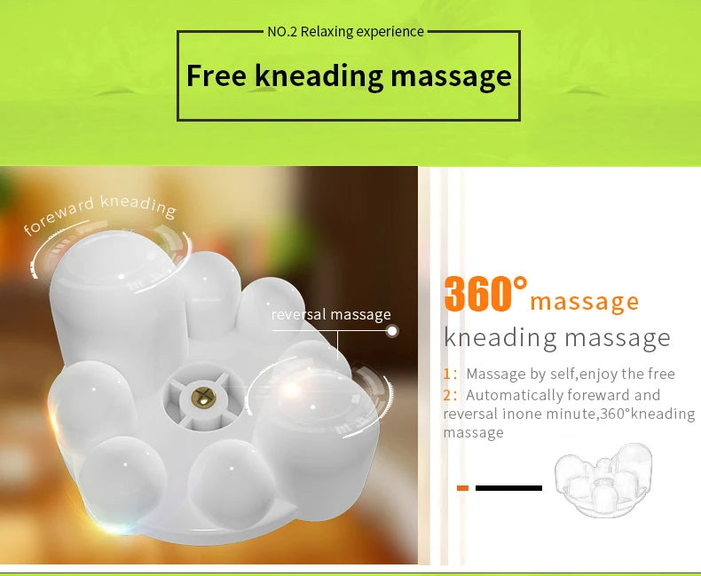 Electric Back Massager with Heat for Deep Tissue Muscle Relief Back Massage Instrument Tidesmit