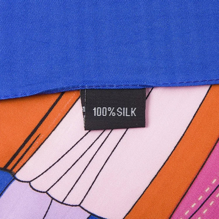 Twill Silk Feeling Scarf for Women 130*130 cm Euro Design Fashion Leopard Chain Print Square Scarves Luxury Gift Large Shawls