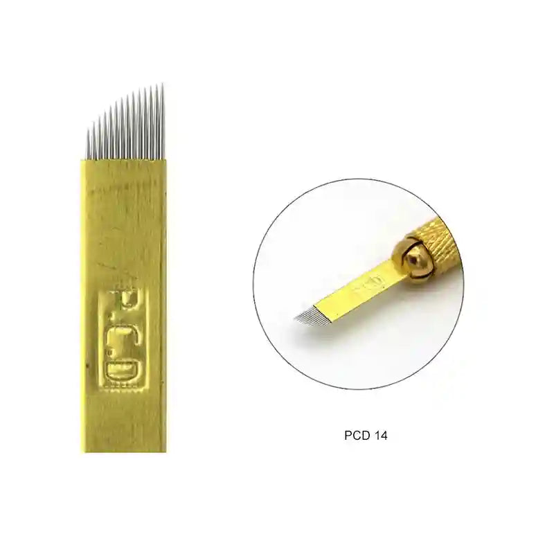 Microblading Needles for Manual Eyebrow Tattooing | PCD Blades Permanent Makeup Machines Tidesmit