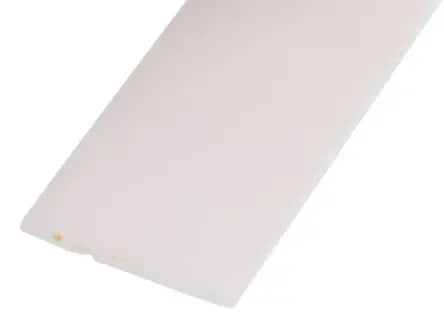 Foam mounting tape backing sheet, pale tan adhesive strip