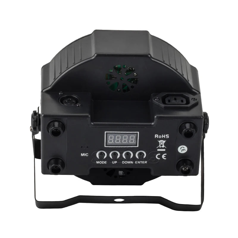 SHEHDS 1pcs LED 7x12W  Par Light 7x18W RGBWA+UV Moving Head Light Wash DMX 512  DJ Dicso Nightclub Party Christmas Audience