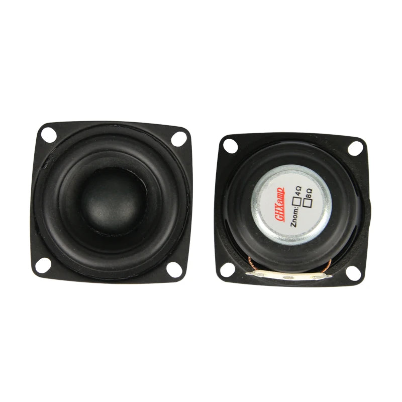 GHXAPM 2PC 2 inch 4OHM 12W Full Range Speakers Magnetic High-power Alto Treble Vocal Sound Desktop PC Speaker DIY