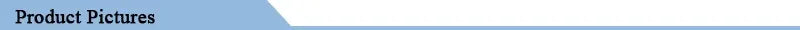 Blue header bar with text "Product Pictures"