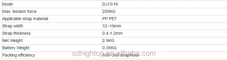 Electric Battery Powered Light Weight Pallet Portable Handheld Manual PET Plastic Strapping Band Machine Tools