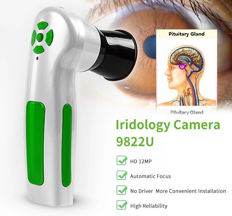 Iridology Digital Camera 12MP Professional Iris Scanner Analyzer Body Shaping Massage Equipment Tidesmit