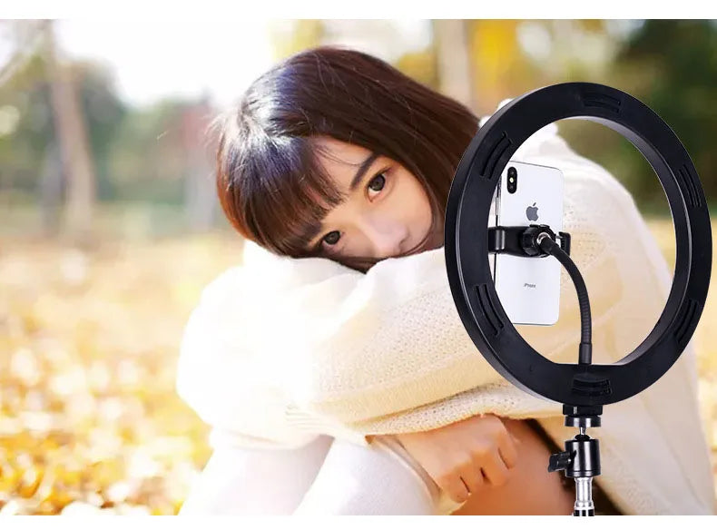 14-Inch LED Ring Light with Tripod Stand for Pro Content Creation Tidesmit