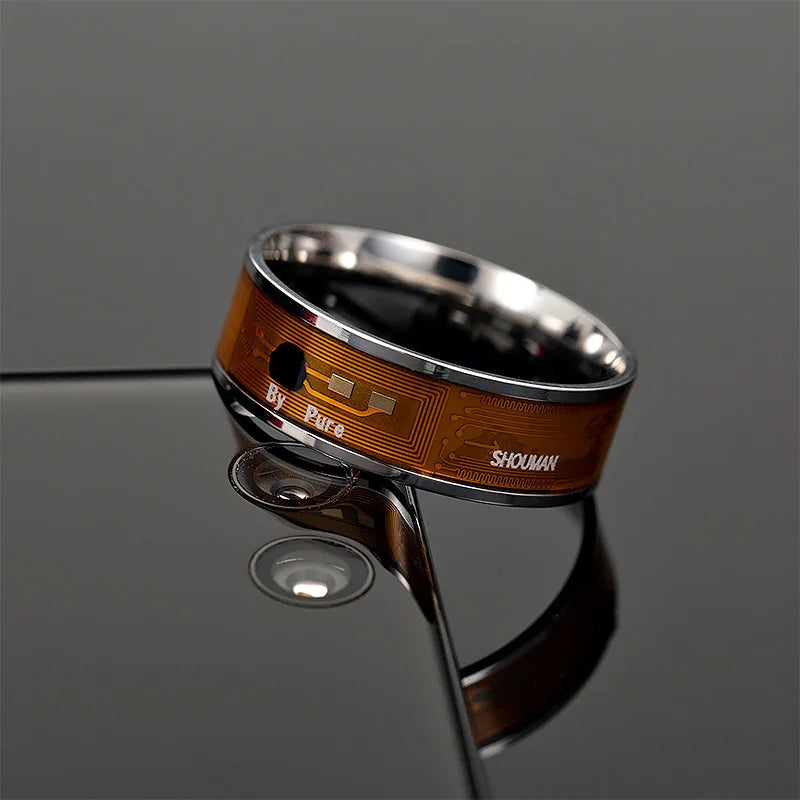 Multifunctional Unisex Stainless Steel NFC Smart Chip Ring Intelligent Ring Couple Finger Digital Rings Jewelry Accessories Tidesmit
