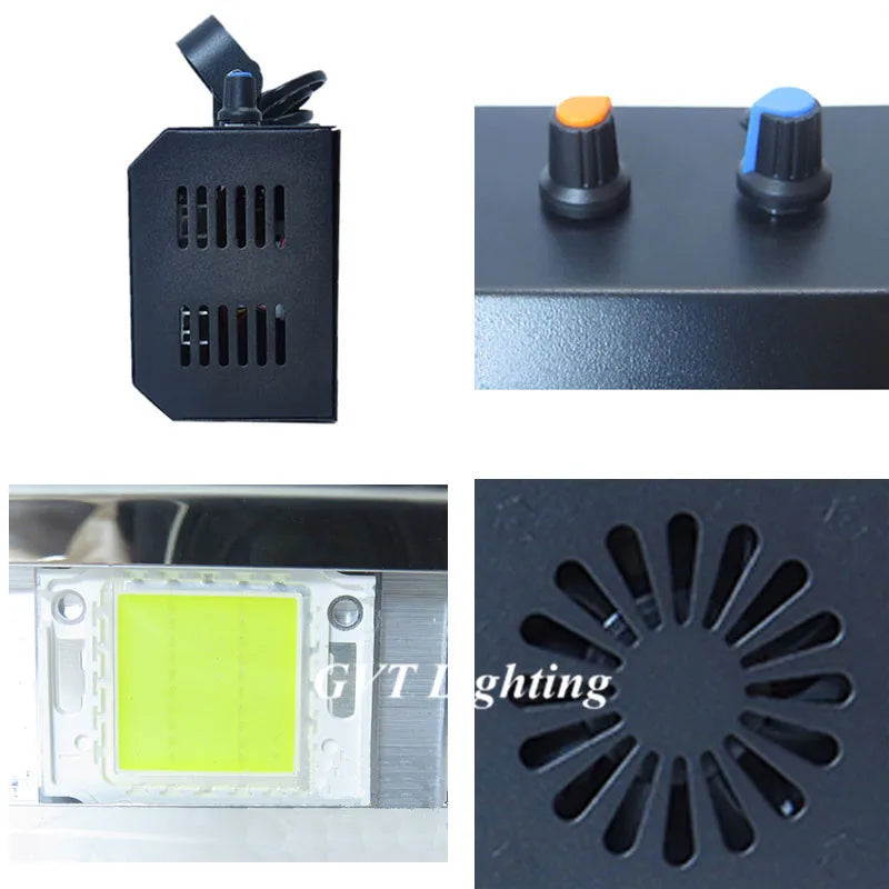 100W LED Strobe light Sound/Adjustable speed/Auto Control LED White Flash Light Disco Party Home Music Show Stage Projector
