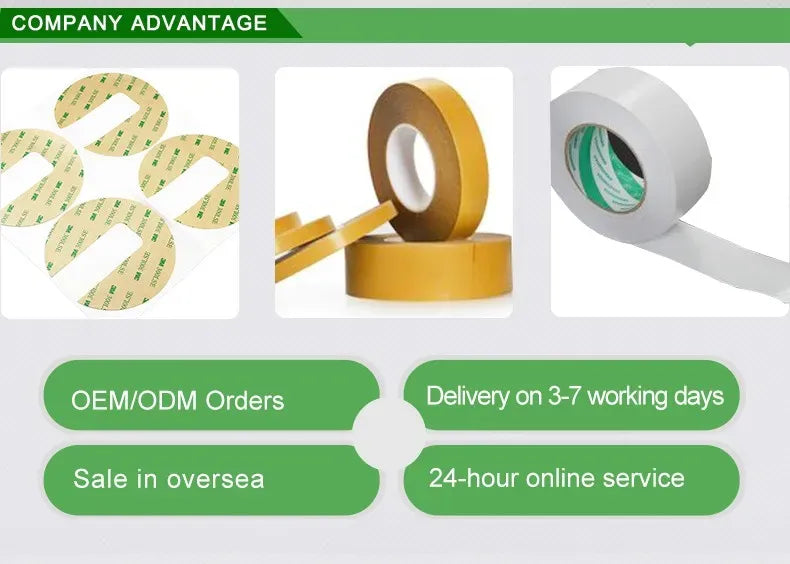 0.05mm thin polyester acrylic adhesive double sided tape