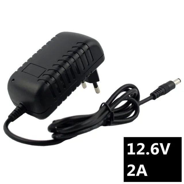 12.6V 2A battery charger 18650 Lithium Battery Charger For 12V 3 Series Li-ion Battery Polymer Smart Charger 18650 Battery Pack