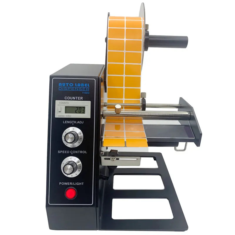 Electric Small Label Separator Machine Label Dispenser Roller Holder AL-1150D