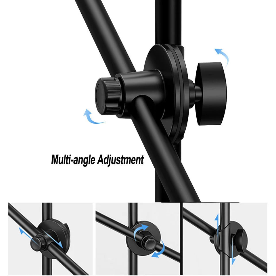 10 Inch LED Ring Light with Tripod Stand for Content Creation Tidesmit