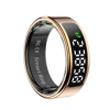 R11 Smart Ring 3.3g 5ATM waterproof Wireless Charging Heart Rate Blood Oxygen Sleep Health Monitor Step Distance Fitness Tracker Gold R11 Tidesmit