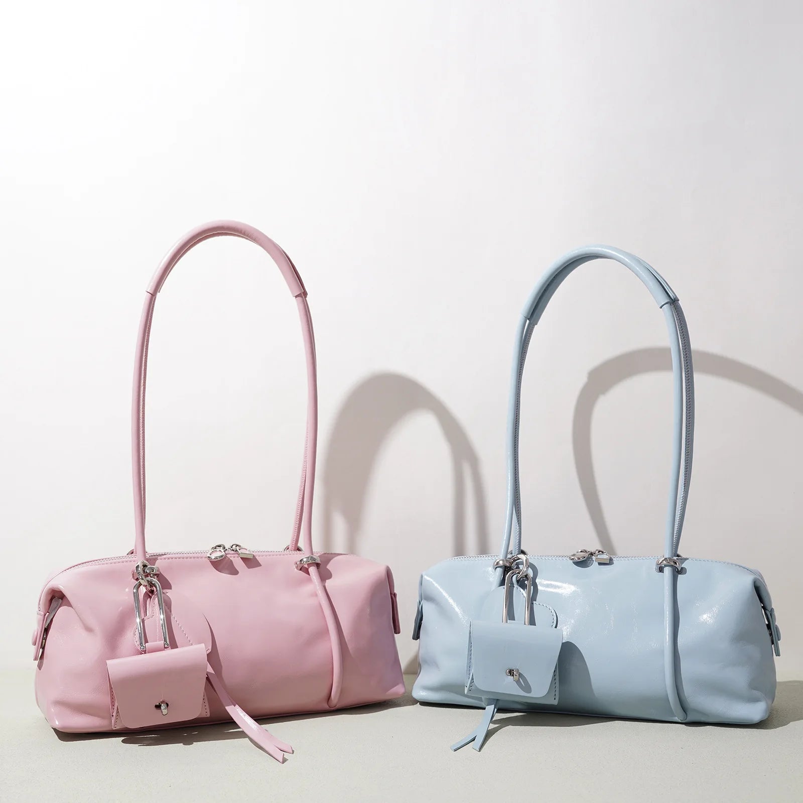 2026 New Boston Underarm Bag Large Capacity Luxe Texture Niche Commute Shoulder Bag Light-Luxury Minimalist Pillow Bag Zipper