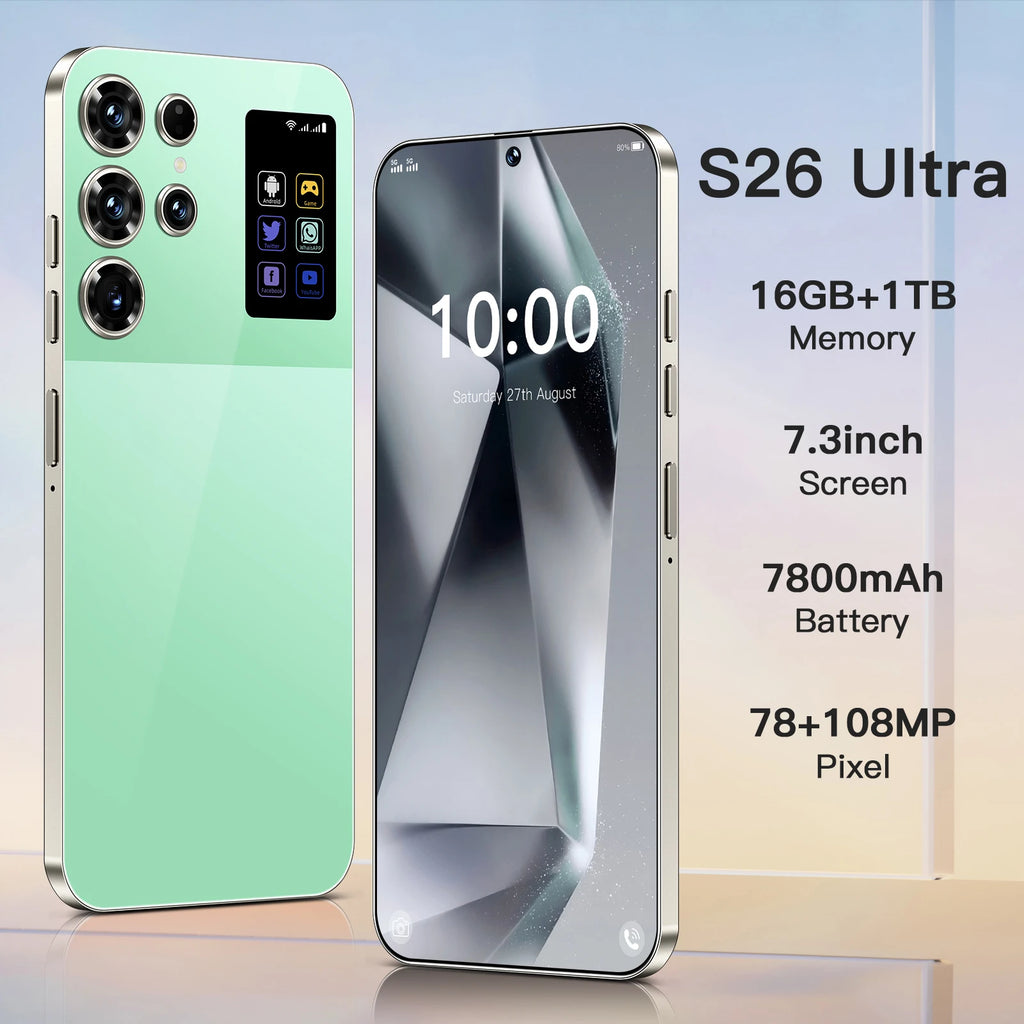Unlocked 5G Smartphone: 1TB Storage, 16GB RAM, 7.3-Inch Display Tidesmit