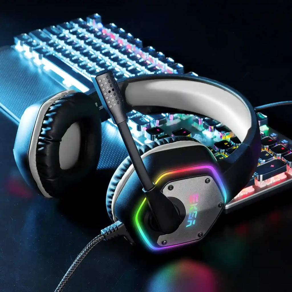 Wireless Gaming Headset with Mic - 7.1 Surround Sound for PC and PS5 Tidesmit