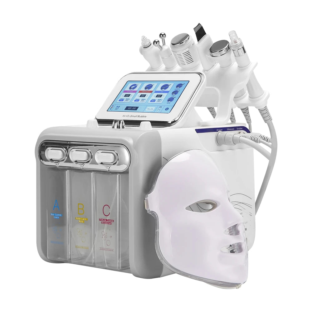 7-in-1 Hydro Dermabrasion Machine | Professional Facial Cleansing System Body Shaping Massage Equipment Tidesmit