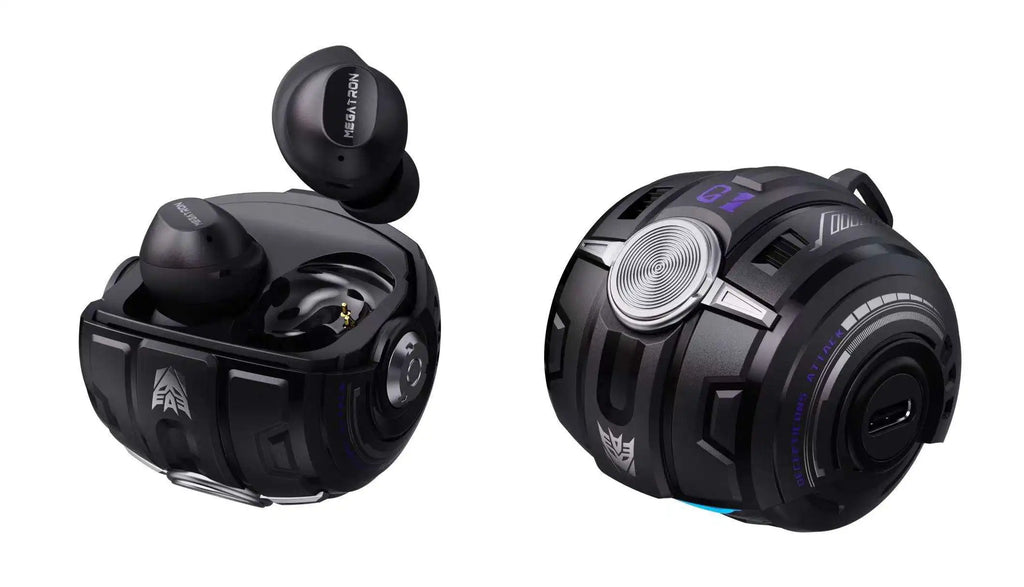 Wireless Transformers Earbuds Bluetooth In-Ear Mecha Wind Metal Ultra Long Life Gaming Earbuds Stereo Tws Earphones Tidesmit