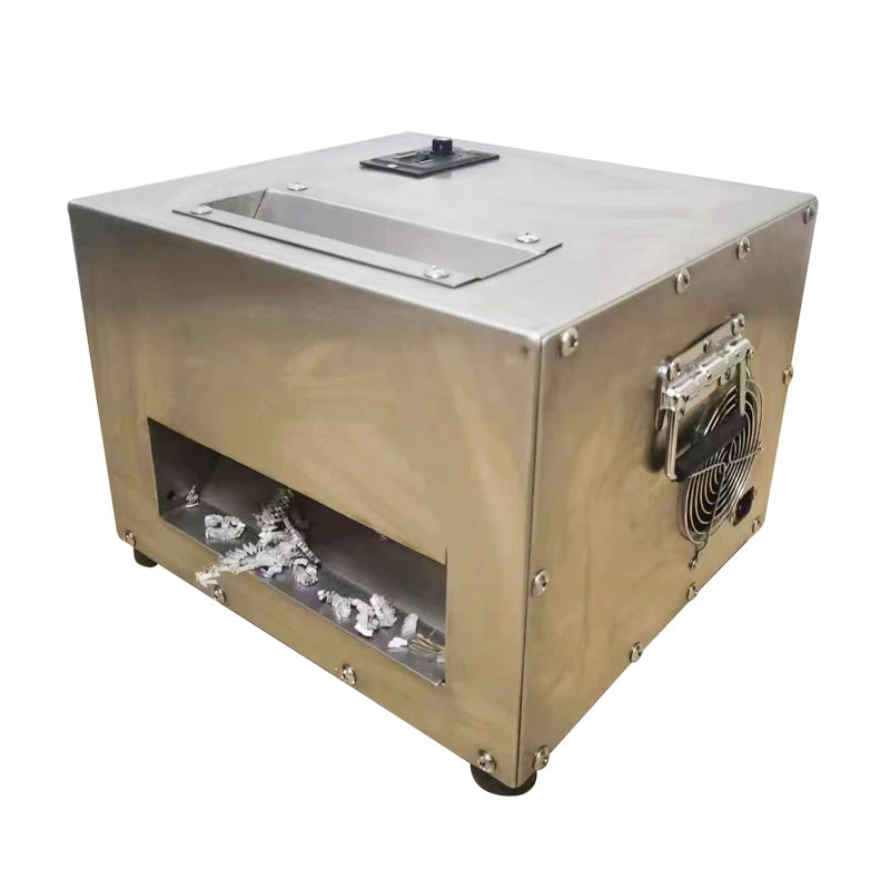 Small Dimension Kraft Paper Crinkle Cut Shredder Machine Paper Pp Raffia Shredder Paper Strip Cutter