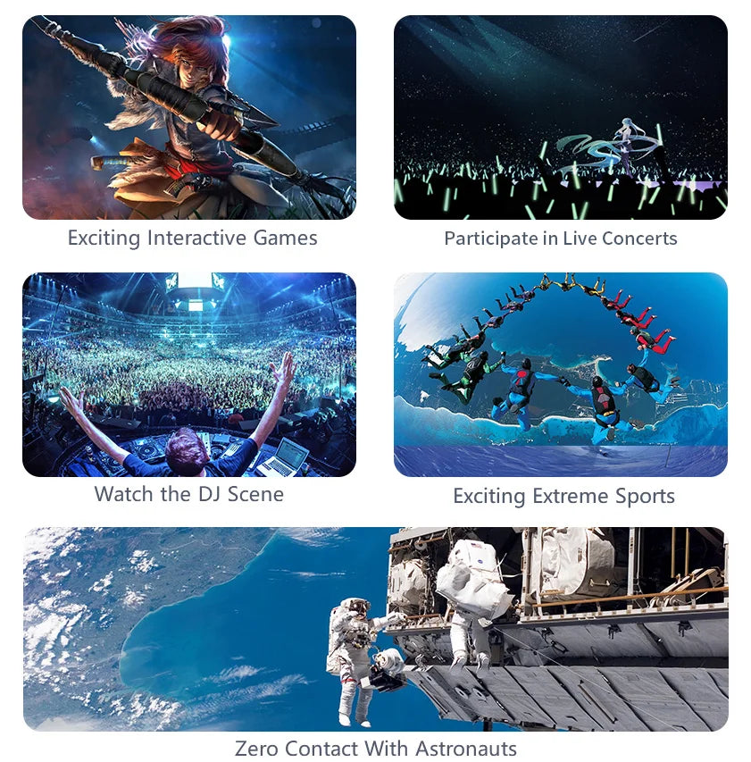 VR Headset for Smartphones | Immersive 3D Smart Glasses by Tidesmit Tidesmit