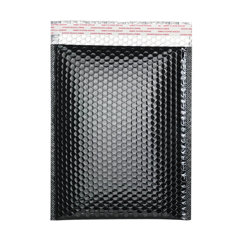 Factory Direct Wholesale Black Poly Bubble Waterproof Shock Resistant Recyclable 4 Mil Thick Jewelry Packaging Bags for Mailer