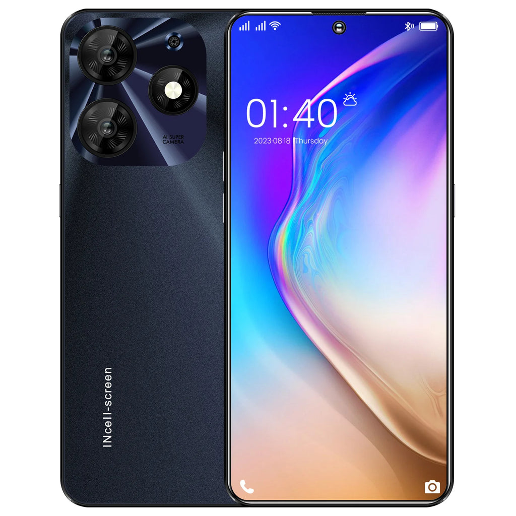 Tidesmit 7.3-inch 5G Android smartphone with dual SIM support for global connectivity and factory direct pricing.