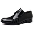 Luxury Designer Oxford Style Dress Shoes Slip-On Pointed Toe Summer Casual Business Wedding Parties Height Increasing