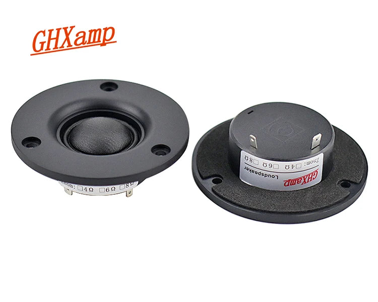 GHXAMP 3 Inch Dome Tweeter Speaker 4OHM 20W Silk Film Treble 25 Core Home Theater For Bookshelf 5.1 Loudspeakers 90dB 2PCS