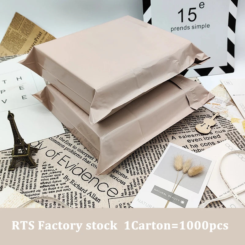 Waterproof Logistics Transport Pink Eco Friendly Mailer Bag Packaging Bags Mailing
